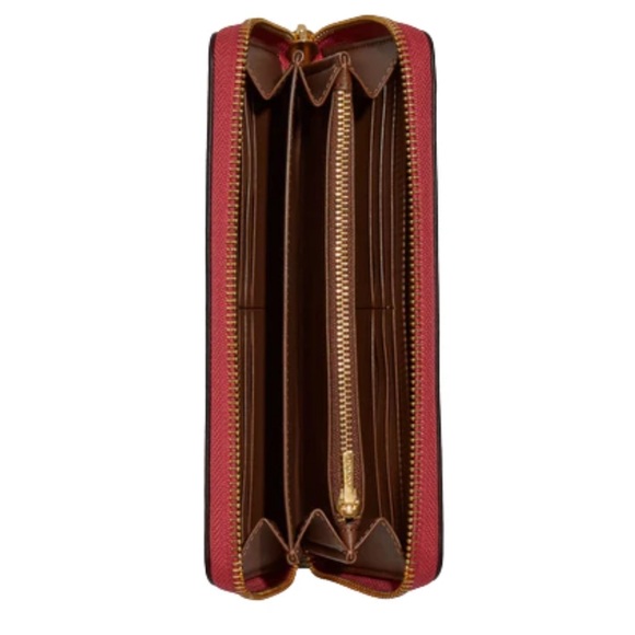 Coach LONG ZIP AROUND WALLET IN SIGNATURE CANVAS WITH DISCO PATCHES - Picture 2 of 4